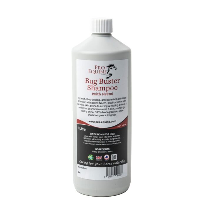 1 litre bottle Bug Buster Horse Shampoo with Neem