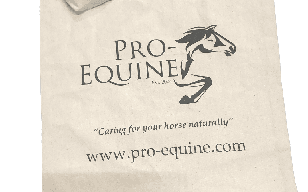 Pro-Equine Cotton Horse Print Tote Bag