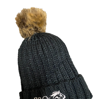 Pom Pom hat with Pro-Equine logo a stylish hat for equestrians