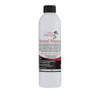 Natural Shampoo 250ml 100% natural biodegradable mild effective kind horse’s skin coat environment Plantacare coco-glucoside non-ionic surfactant renewable raw materials coconut fruit sugars soften condition healthy shine 