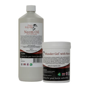 Horse skincare rescue, Neem oil and Wunder Gel skincare pack for horses
