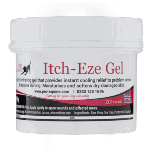 Itch-Eze Gel 150g for itchy dog dogs natural light Aloe Vera instant cooling soothes relief to itchy skin itchiness irritation antiseptic tea tree peppermint