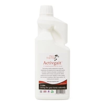 Horse joint supplement for older horses that are showing signs of stiff gait.