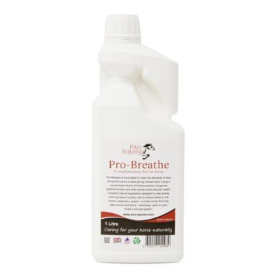 Pro-Breathe horse health syrup supplement to help horse respiratory problems
