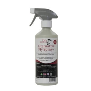 Alternative Fly Spray. Effective insect repellent spray for horses, containing neem and lavender, protects against flies. Ideal for equine skin and coat care, offering natural fly control with soothing botanical ingredients.