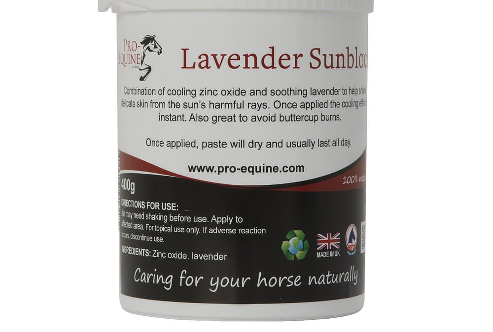 Lavender Horse Sunblock
